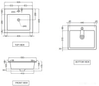 Умывальник Jaquar KUS-WHT-35601