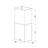 Вытяжка HOMSair Phlox Push 40 (нержавеющая сталь)
