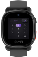 Детские умные часы Elari KidPhone 4G Lite (черный)