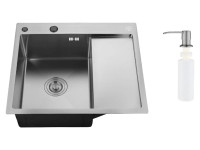 Кухонная мойка РМС MRK-5851BL-L (с дозатором)