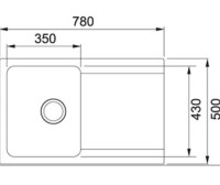 Кухонная мойка Franke OID 611-78 оникс 114.0443.359