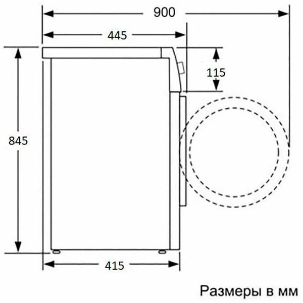 Стиральная машина Beko B3WFR56H2WC