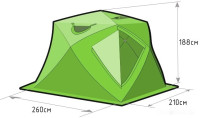 Палатка Лотос Куб 4 Классик Термо (лонг)