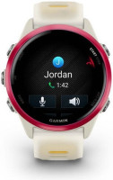 Умные часы Garmin Forerunner 570 42 мм (бежевый/розовый)
