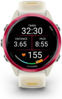 Умные часы Garmin Forerunner 570 42 мм (бежевый/розовый)