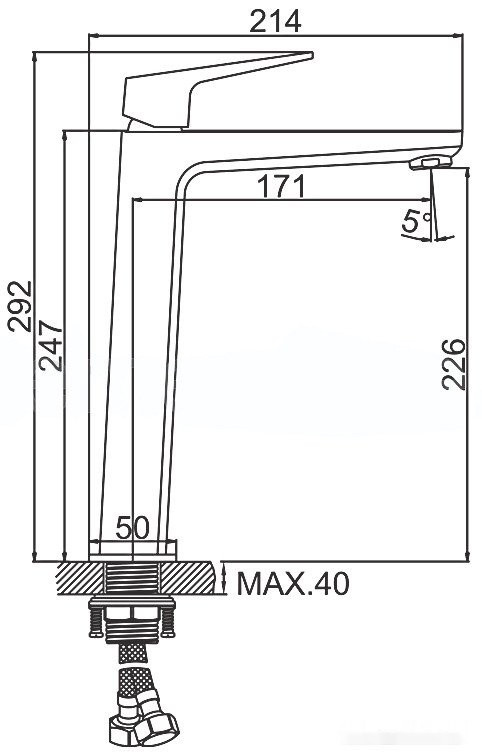 Смеситель Ledeme L1181