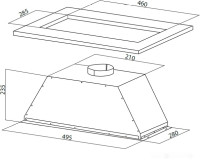 Вытяжка Oasis UM-50W (V)