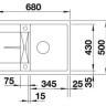 Кухонная мойка Blanco Metra 45S Compact (кофе)