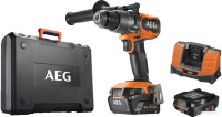 Ударная дрель-шуруповерт AEG Powertools BSB 18C3BL-X02C 4935478937 (с 2-мя АКБ 2 Ач + 4 Ач, кейс)