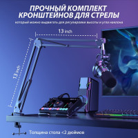 Проводной микрофон Maono PD200XS (черный)