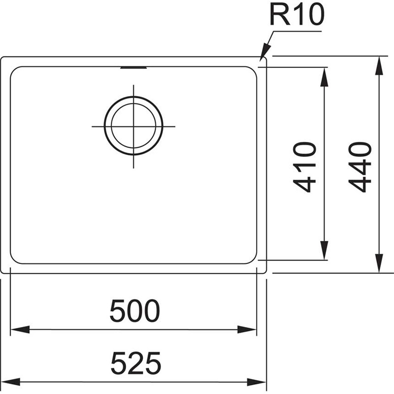 Кухонная мойка Franke SID 110-50 (Оникс)