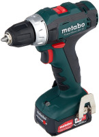 Дрель-шуруповерт Metabo PowerMaxx BS 12 601036900 (с 2-мя АКБ, кейс)