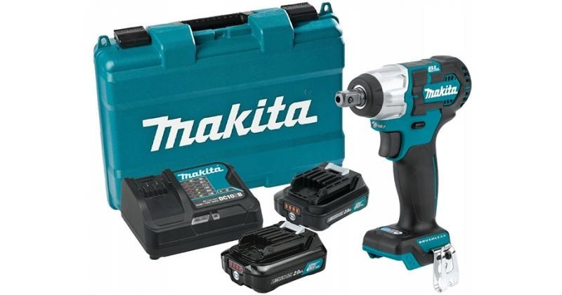 Ударный гайковерт Makita TW161DWAE (с 2-мя АКБ, кейс)