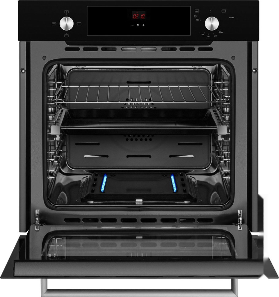 Духовой шкаф Weissgauff WGO 706 D Black Glass