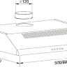 Вытяжка Oasis UP-50B (F)