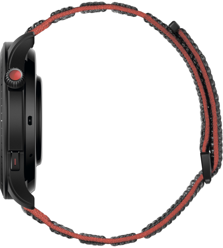 Умные часы Amazfit GTR 4 (черный, с черным нейлоновым ремешком)