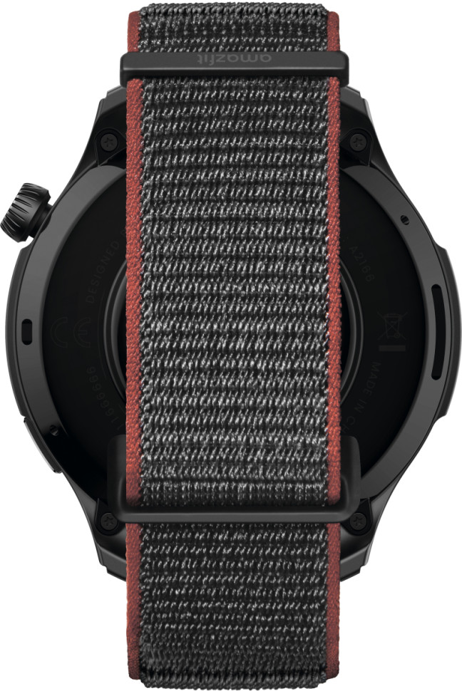 Умные часы Amazfit GTR 4 (черный, с черным нейлоновым ремешком)