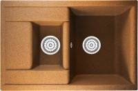 Кухонная мойка Berge BR-7612 (терракот матовый)