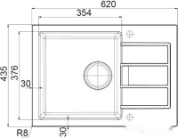 Кухонная мойка Franke S2D 611-62 (435) Tectonite 143.0628.330 (сахара)