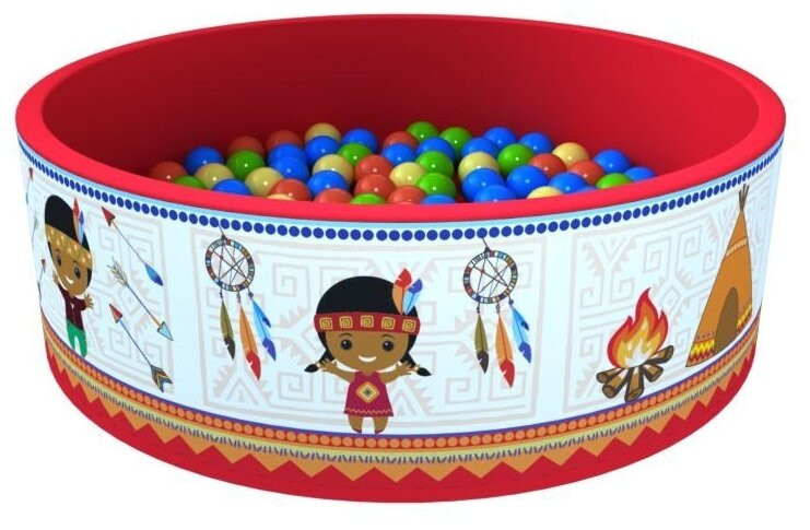 Бассейн Romana Индейцы ДМФ-МК-02.52.01 (100 шариков)