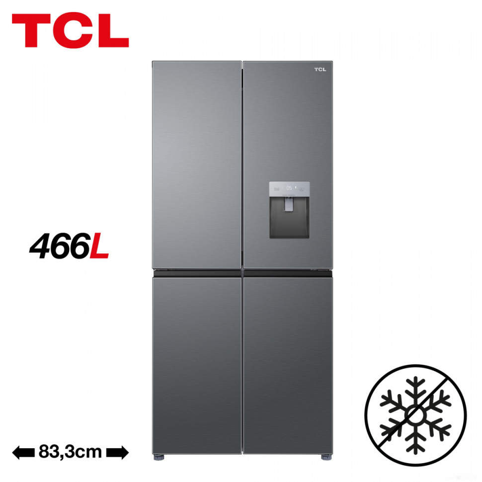 Четырёхдверный холодильник TCL RP466CXF0LV