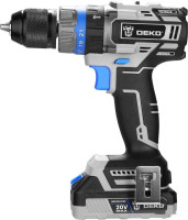 Ударная дрель-шуруповерт Deko DKCID20 063-4421 (с 2-мя АКБ, кейс)