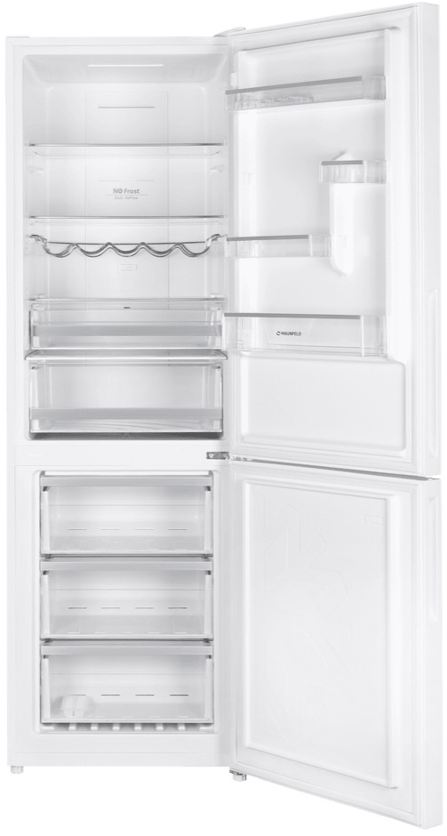 Холодильник с нижней морозильной камерой Maunfeld MFF185NFW Matt Inverter