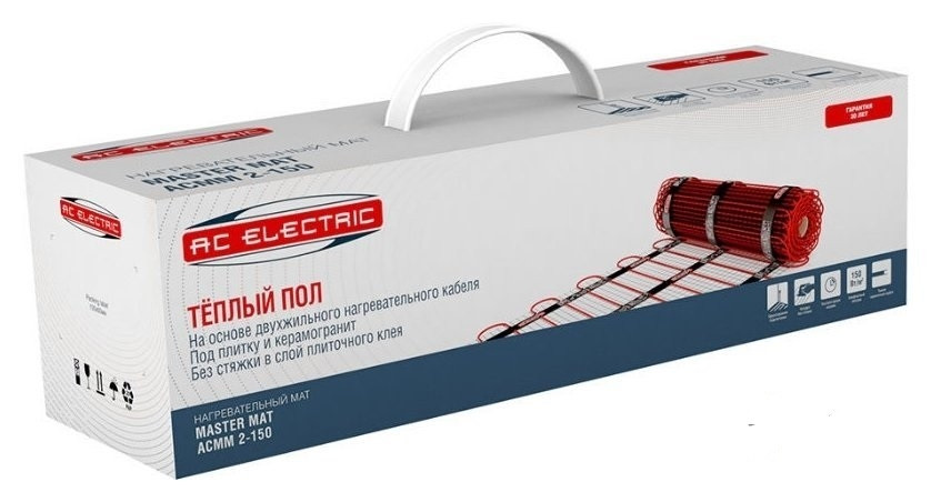 Теплый пол AC Electric Master Mat ACMM 2-150-3.5