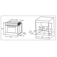 Духовой шкаф Evelux EO 630 PX