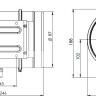 Радиальный вентилятор Bahcivan BMFX 125/2V(SТ)