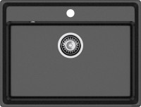 Кухонная мойка GranFest GF-LV-660 (черный)