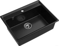 Кухонная мойка GranFest GF-LV-660 (черный)