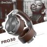 Наушники OneOdio Studio Pro 30 (серебристый/коричневый)