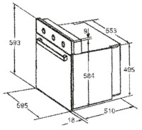 Духовой шкаф Darina 1V5 BDE111 709 B