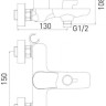 Смеситель Gross Aqua Evo 2155297MB