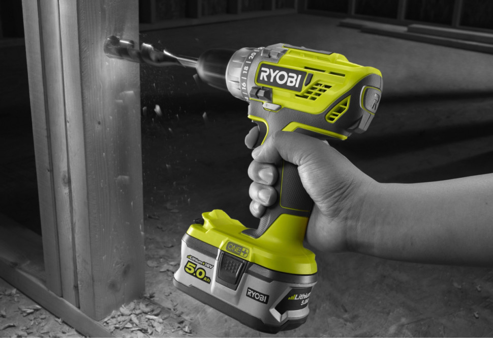 Дрель-шуруповерт Ryobi R18DD3-0 5133002889 (без АКБ)