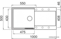 Кухонная мойка Elleci Easy 480 G62 Bianco Antico