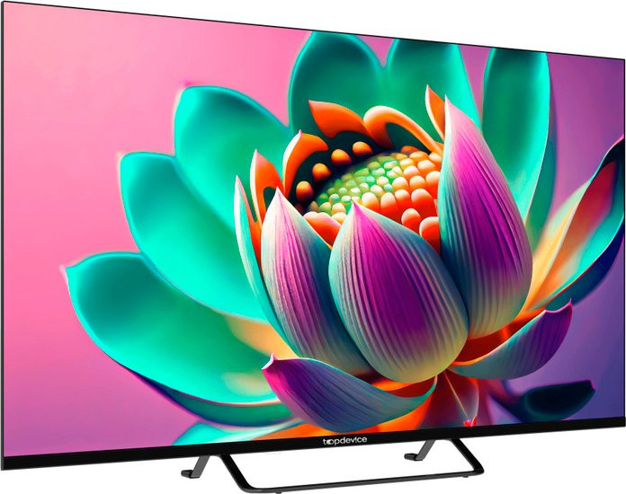 Телевизор TopDevice 43" SMART TV YаOS (черный)