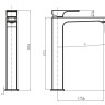 Смеситель Villeroy & Boch Architectura Square TVW125002000