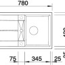 Кухонная мойка Blanco Metra 45S алюметаллик