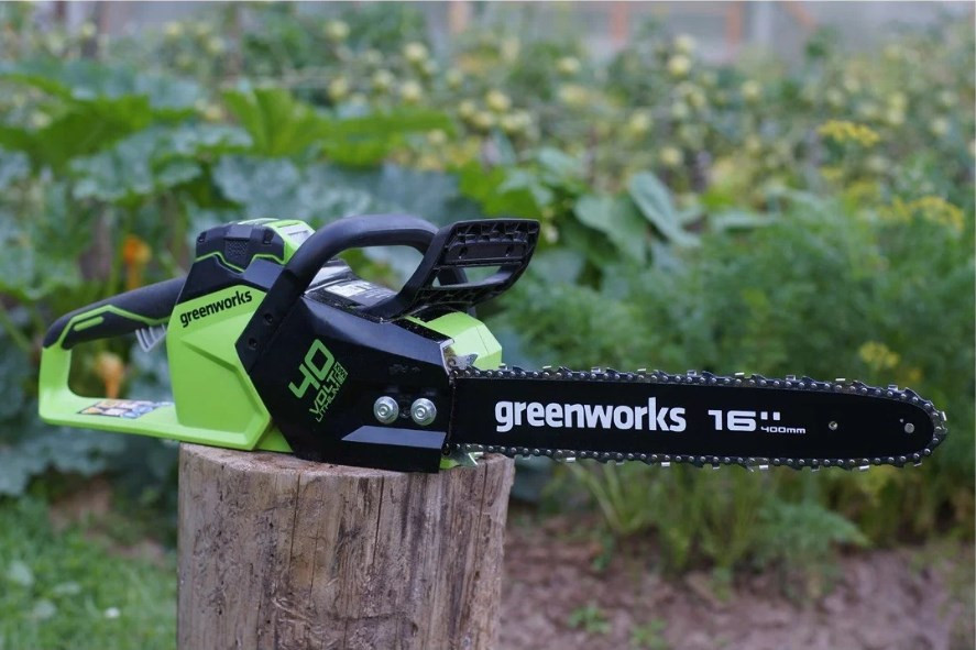 Электропила цепная Greenworks GD40CS18K4 (2005807UB)