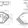 Кухонная мойка GranFest GF-C1040E (белый)
