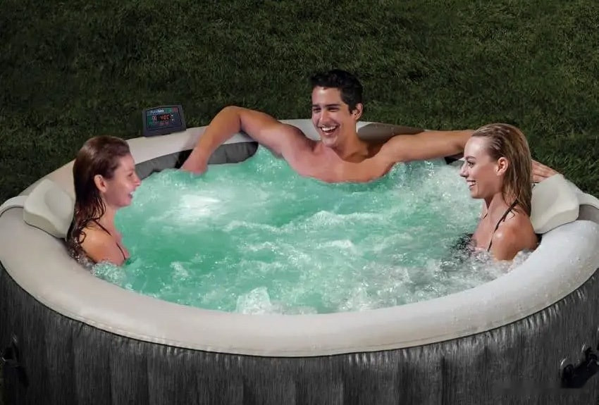 Бассейн INTEX Bubble Massage Deluxe 28442 (216x71)