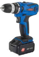 Дрель-шуруповерт Витязь ДА-124-2 18012004 (с 2-мя АКБ, кейс)