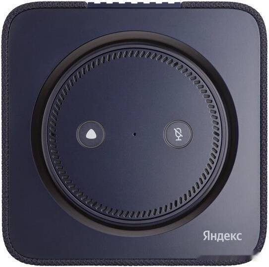 Умная колонка Яндекс Станция Макс (с хабом умного дома Zigbee, темно-синий)