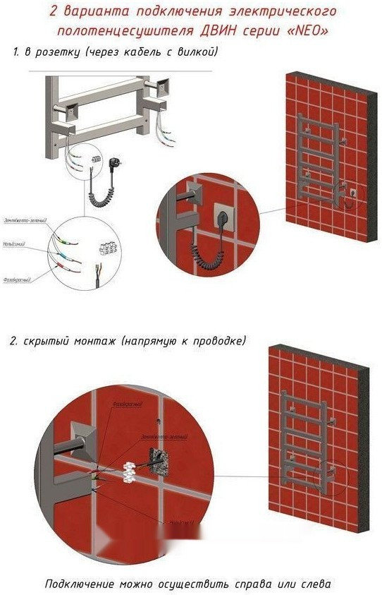 Полотенцесушитель Двин J8 Plaza neo 80x50