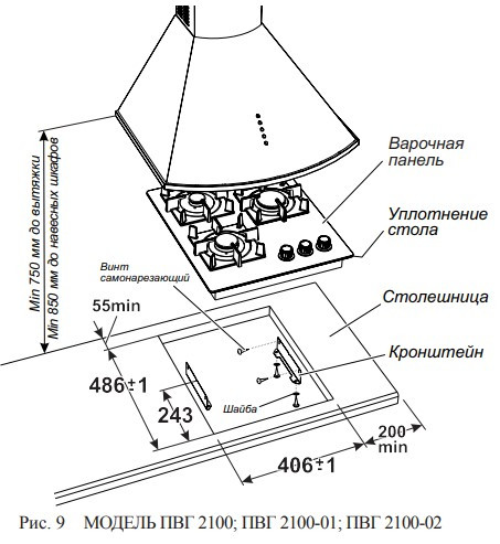 Варочная панель Gefest ПВГ 2100-01 К192