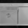 Кухонная мойка Astir Decor Satin C78x51L (с сифоном, дозатором и коландером)