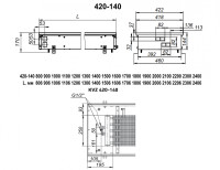 Радиатор Techno Usual KVZ 420-140-2600