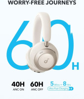 Наушники Anker Soundcore Space One Pro (бежевый)